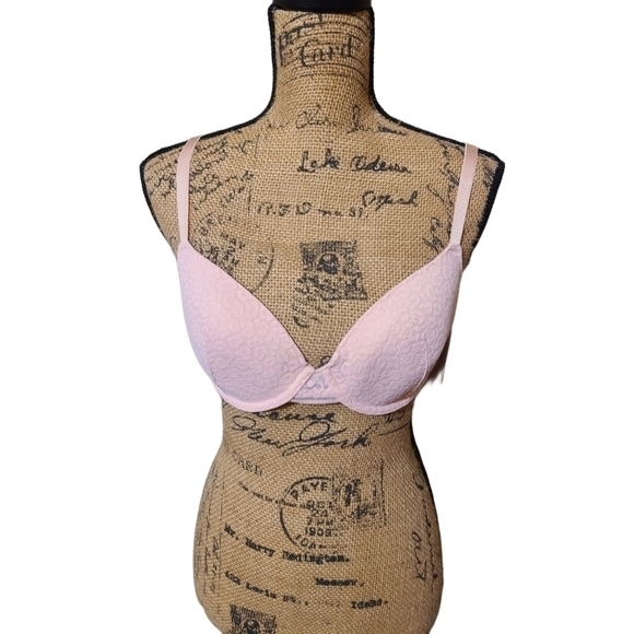 𝅺AUDEN | Pink Sheer Bra NWT 34C - Picture 1 of 7